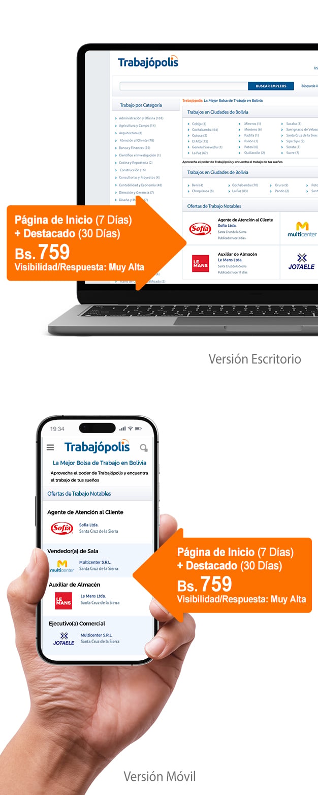 Anuncio en Página de Inicio + Destacado